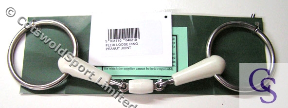 Flexi loose ring snaffle with peanut joint