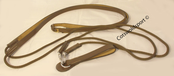 Rope & Leather Draw / Running Reins